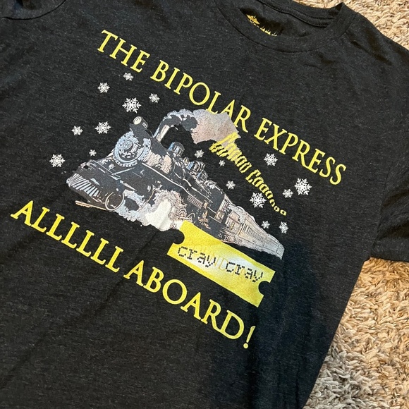 Full Kode women's the bipolar express short sleeve t-shirt super soft size small - Picture 2 of 5